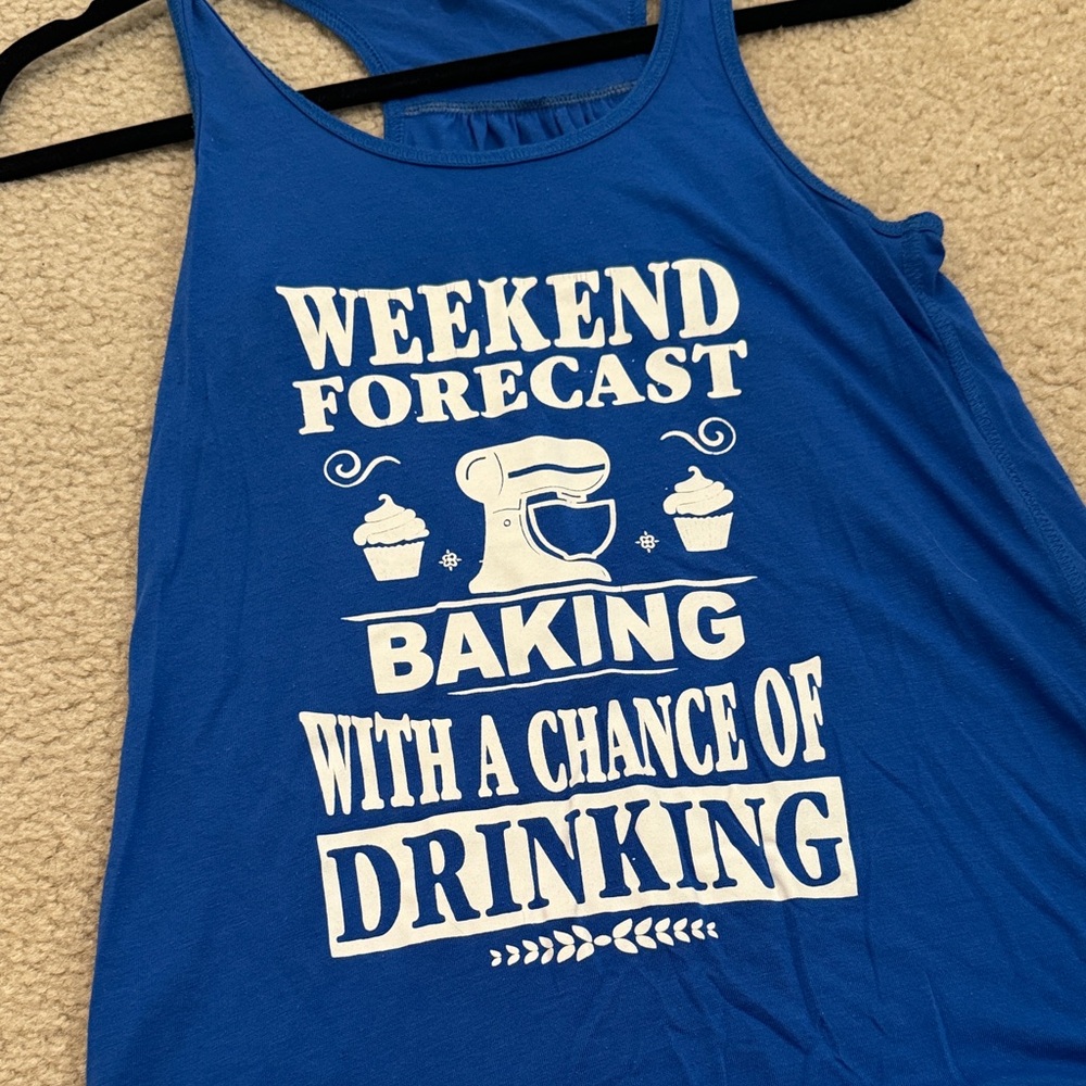 Bella Canvas Blue Graphic Tank Top
